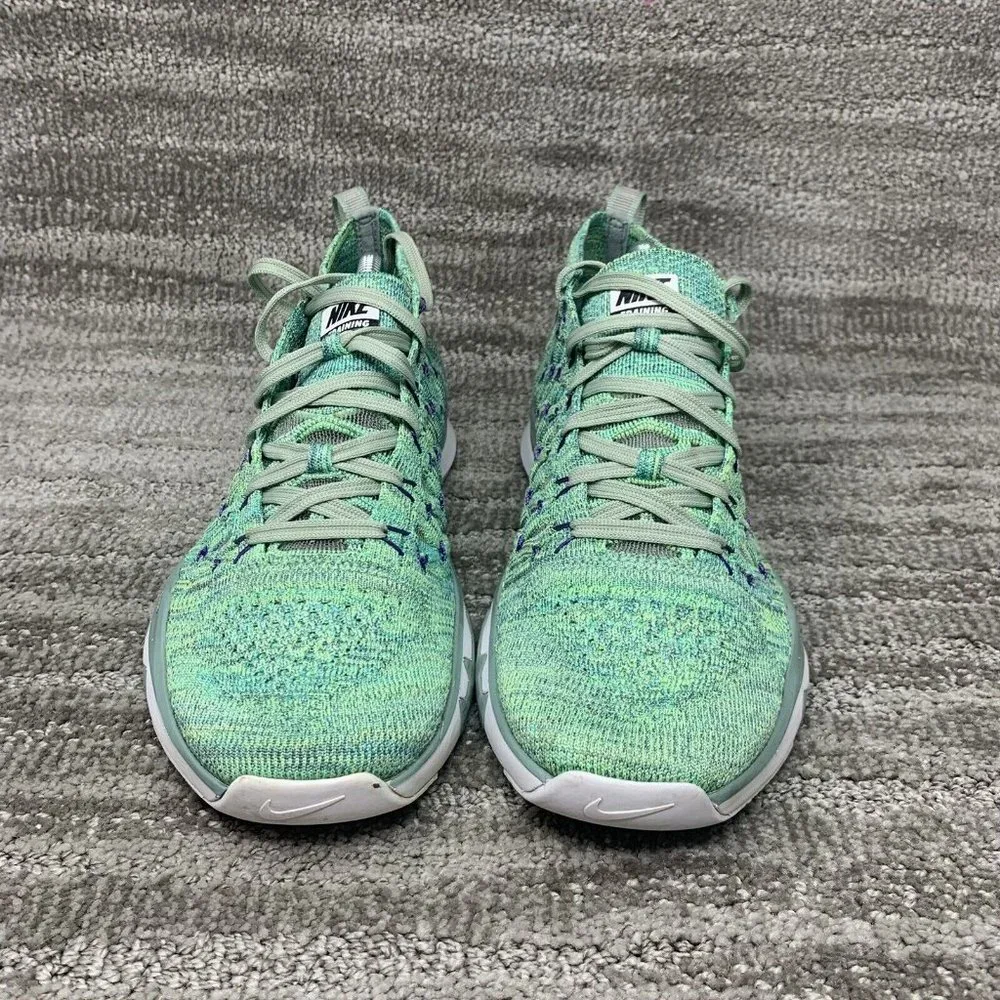 Size 7.5 Nike Train Unltrafast Flyknit Shoes Enamel Green 843694 300